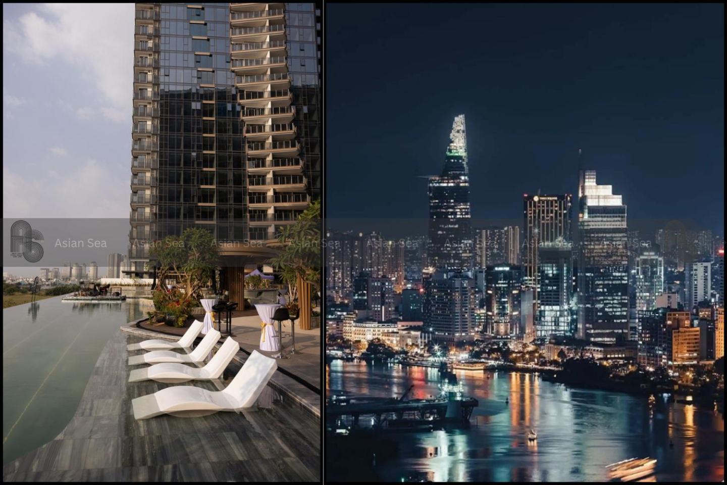 Апартаменты Metropole Thu Thiem Хошимин Экстерьер фото